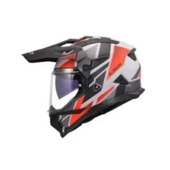 Casco LS2 MX702 Pioneer II Block Grigio Rosso
