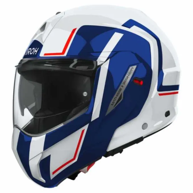 Casco Mathisse II Genius Bianco Blu Rosso
