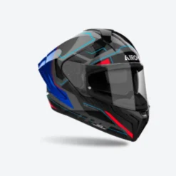 Casco Matryx Rocket Blu Rosso Nero