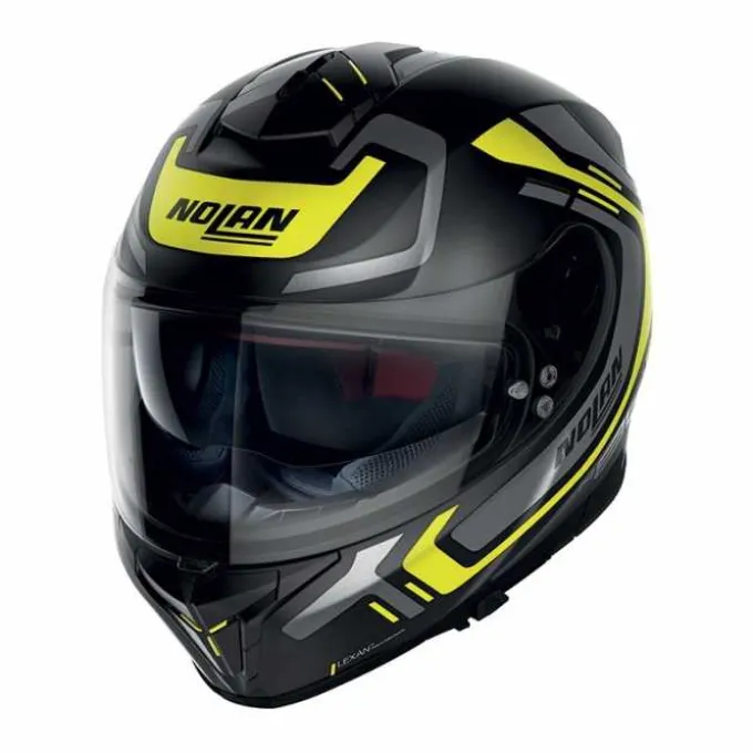 Casco N80-8 Ally N-Com Flat Black Yellow