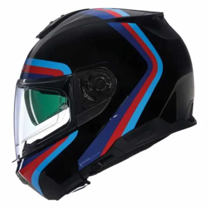 Casco N100-6 Assoluto N-com Nero Blu Rosso