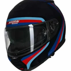 Casco N100-6 Assoluto N-com Nero Blu Rosso