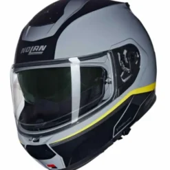 Casco N100-6 Incognito N-com Grigio Giallo