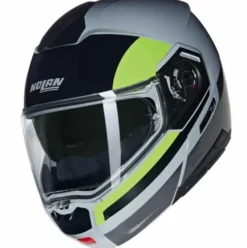 Casco N90-3 06 Roboto N-com Grigio Giallo