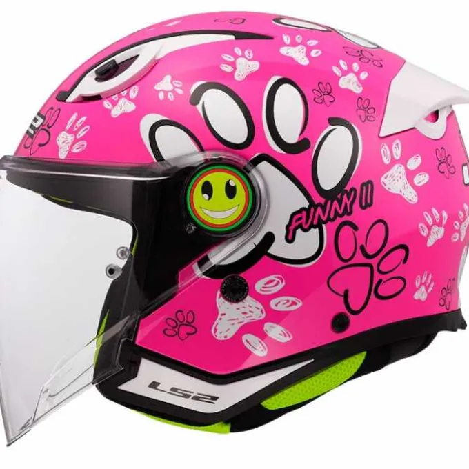 Casco OF622 Funny II Paws Rosa