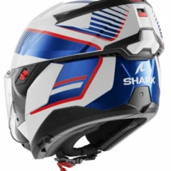 Casco Oxo Sikter Bianco Blu Rosso