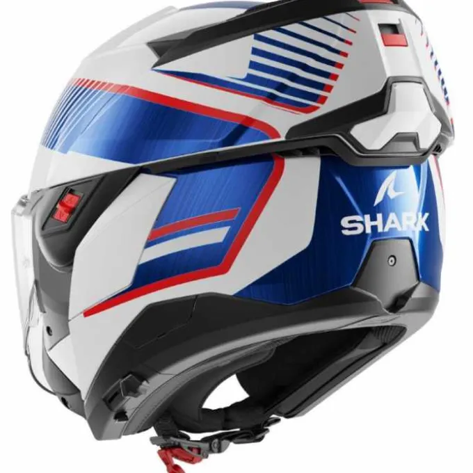 Casco Oxo Sikter Bianco Blu Rosso
