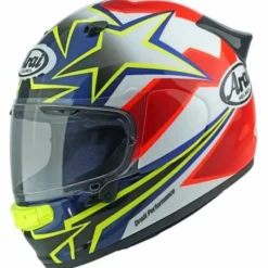 Casco Quantic Stars & Stripes Rosso Blu Giallo