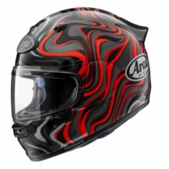 Casco Quantic Swirl Rosso