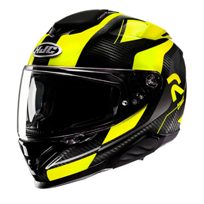 Casco RPHA 71 Carbon Hamil Mc3h Carbonio Giallo