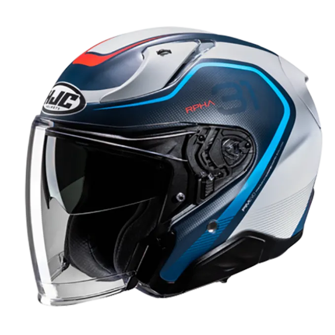 Casco Rpha 31 Kouv MC21DF Bianco Blu