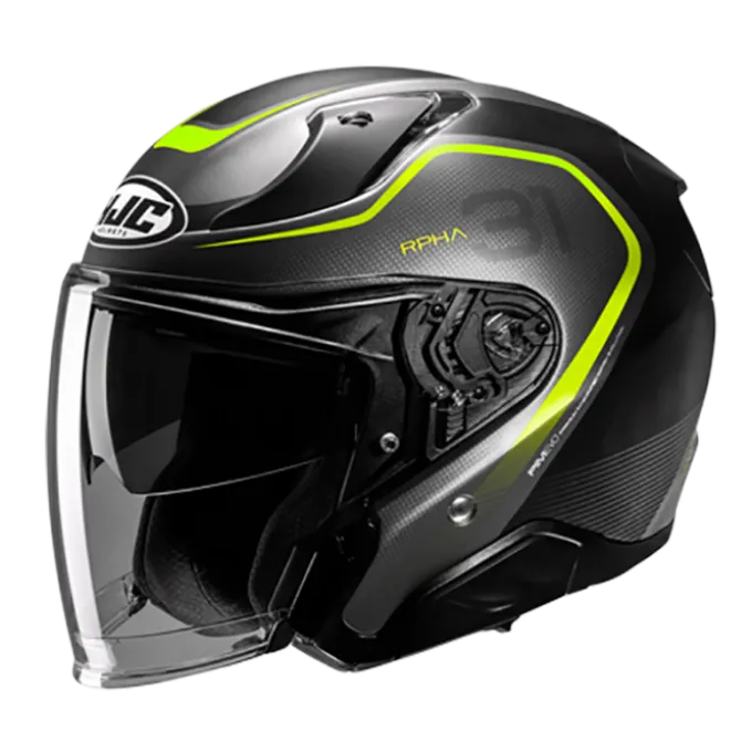 Casco Rpha 31 Kouv MC3HSF Grigio Giallo