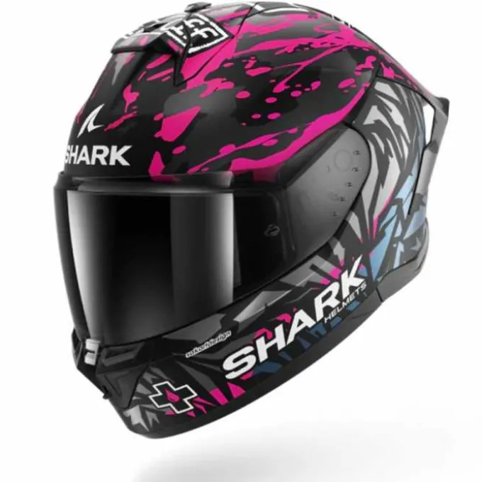 Casco Skwal Cup Replica Redding Mat Blu Rosa