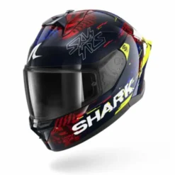 Casco Skwal Cup Speed-Vib Blu Giallo Rosso