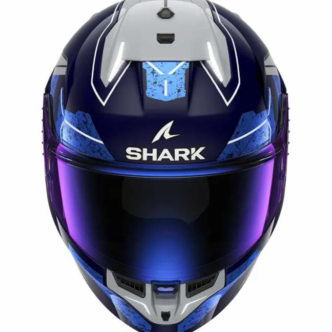 Casco Skwal I3 Rhad Blu Grigio