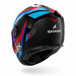 Casco Spartan GT Pro Carbon Guintoli Bianco Rosso Blu