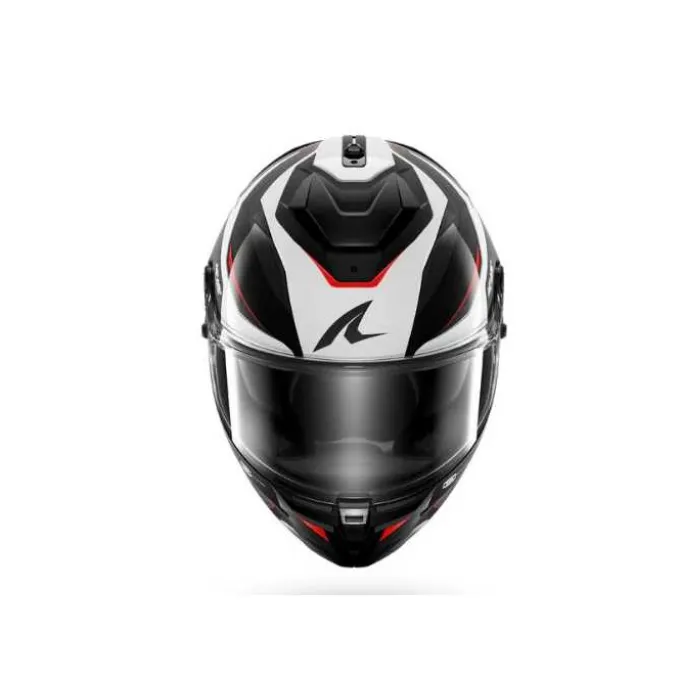 Casco Spartan GT Pro Carbon Mekarium Bianco Nero Rosso