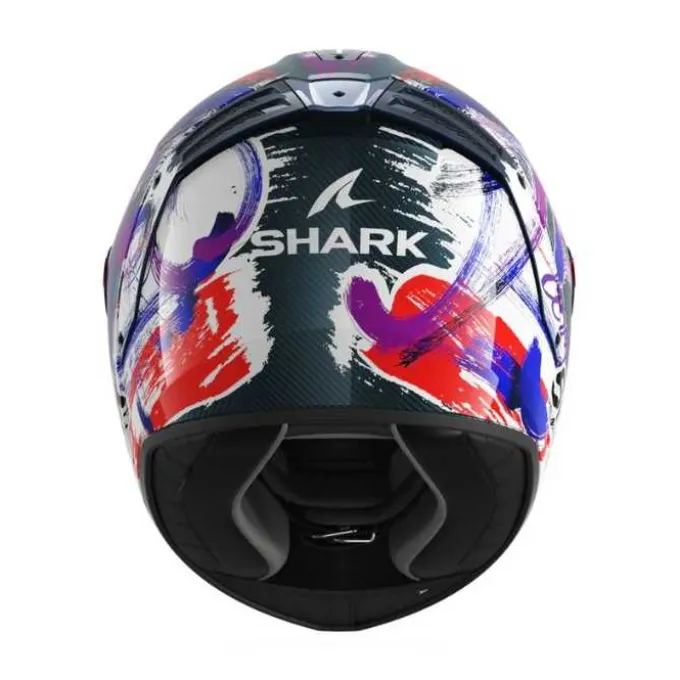 Casco Spartan RS Carbon Zarco Signature Carbonio Bianco Viola