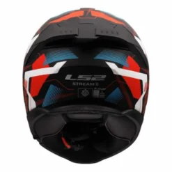 Casco Stream II Mika Nero Opaco Bianco Blu Rosso