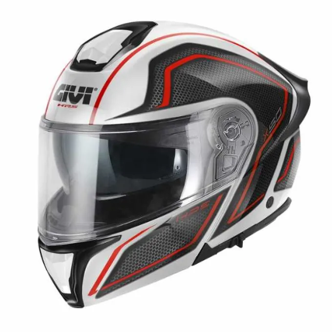 Casco X50 Hologram Bianco Rosso Nero