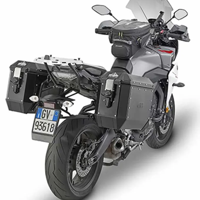 Coppia valigie Laterali TREKKER ALASKA BLACK LINE 36lt