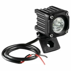 Faro ausiliario quadrato 10W 1 Led Luce Focalizzata