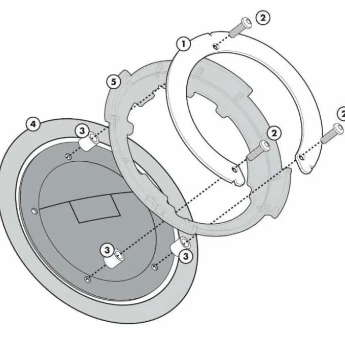 Flangia Tanklock BF59 KTM