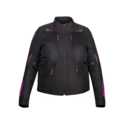 Giacca Brazilia Lady conformato Nero Fuxia