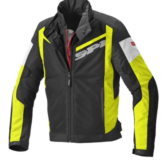 Giacca Breezy Net H2OUT Nero Giallo