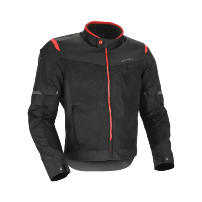 Giacca CE Ramsey Vented 2.0 Nero Rosso