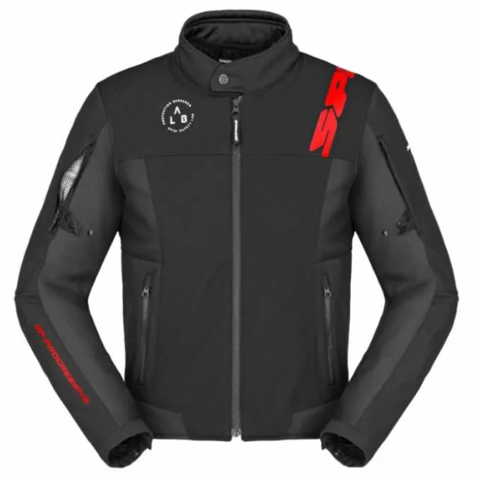 Giacca Corsa Tex Nero Rosso