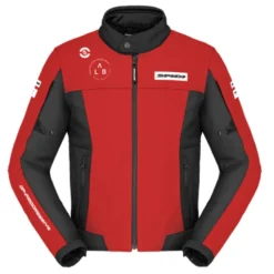 Giacca Corsa Tex rosso nero bianco
