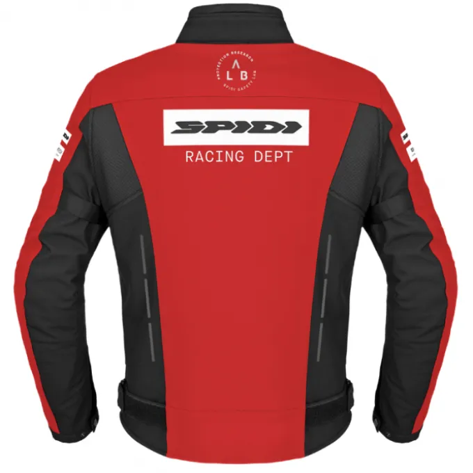 Giacca Corsa Tex rosso nero bianco