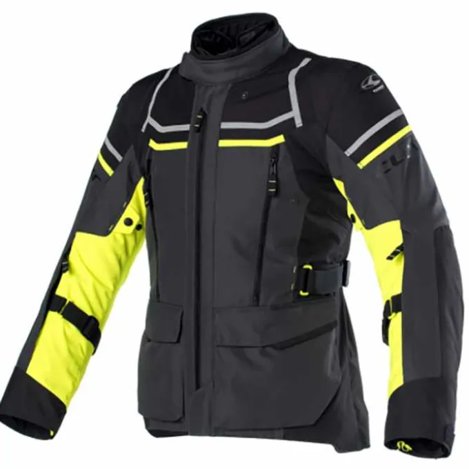 Giacca Outland-2 Wp Grigio Scuro Giallo