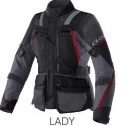 Giacca Outland-3 Wp Lady Rosso Nero Grigio