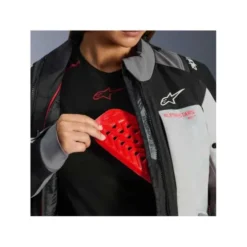 Giacca Stella Andes V4 Drystar Grigio Corallo Fluo