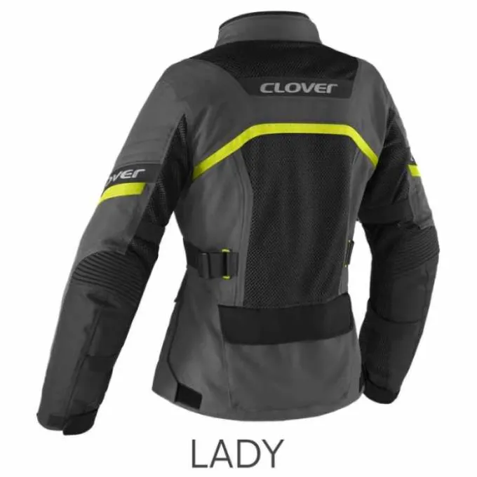 Giacca Ventouring-4 WP Lady Antracite Giallo