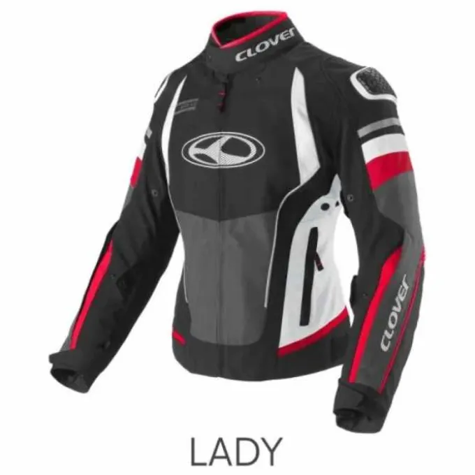Giubbotto Airblade-5 Tex Lady Nero Bianco Rosso