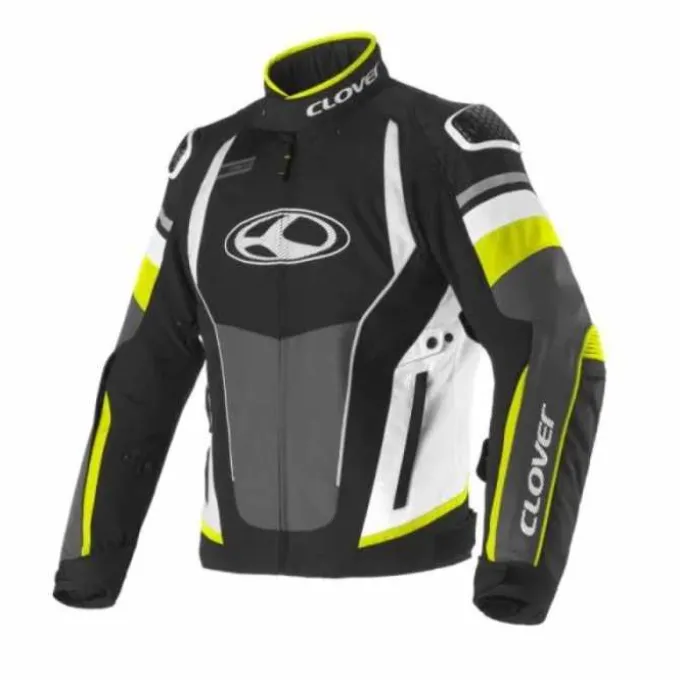 Giubbotto Airblade-5 Tex Nero Bianco Giallo Fluo