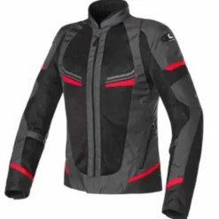Giubbotto Airjet-5 tex Antracite Rosso