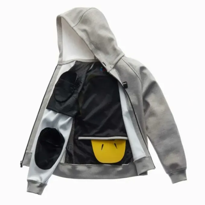 Giubbotto Blauer Easy Open Hoody grigio