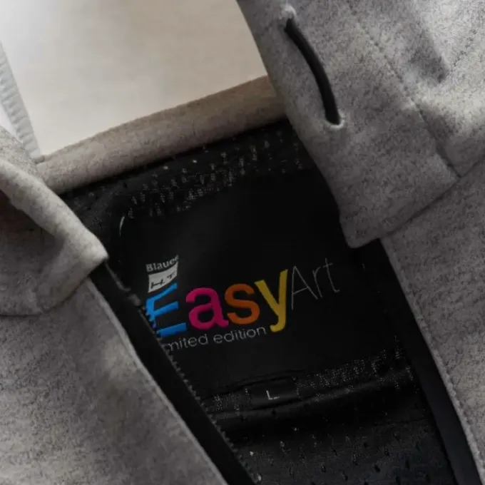 Giubbotto Blauer Easy Open Hoody grigio