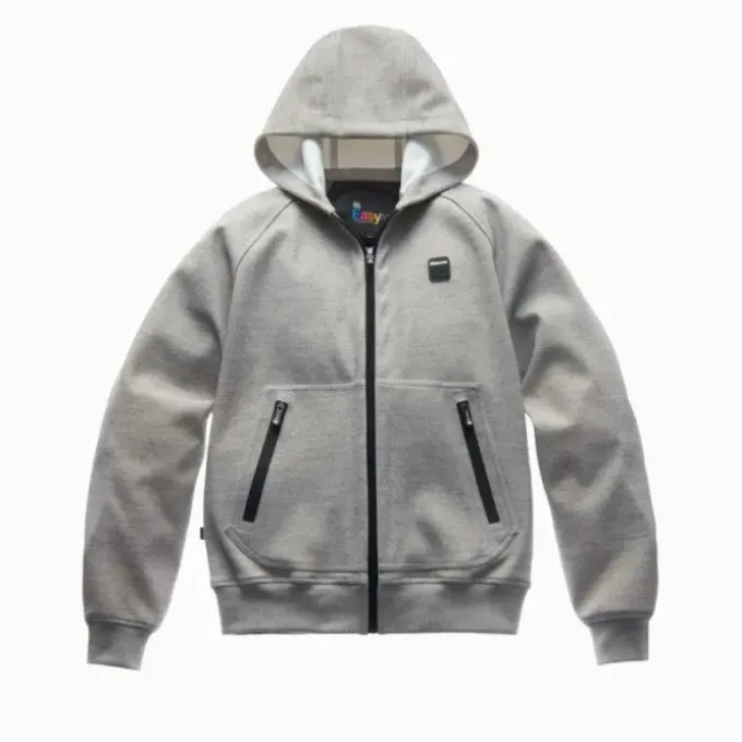 Giubbotto Blauer Easy Open Hoody grigio