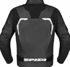 Giubbotto Evorider 3 pelle Nero Bianco