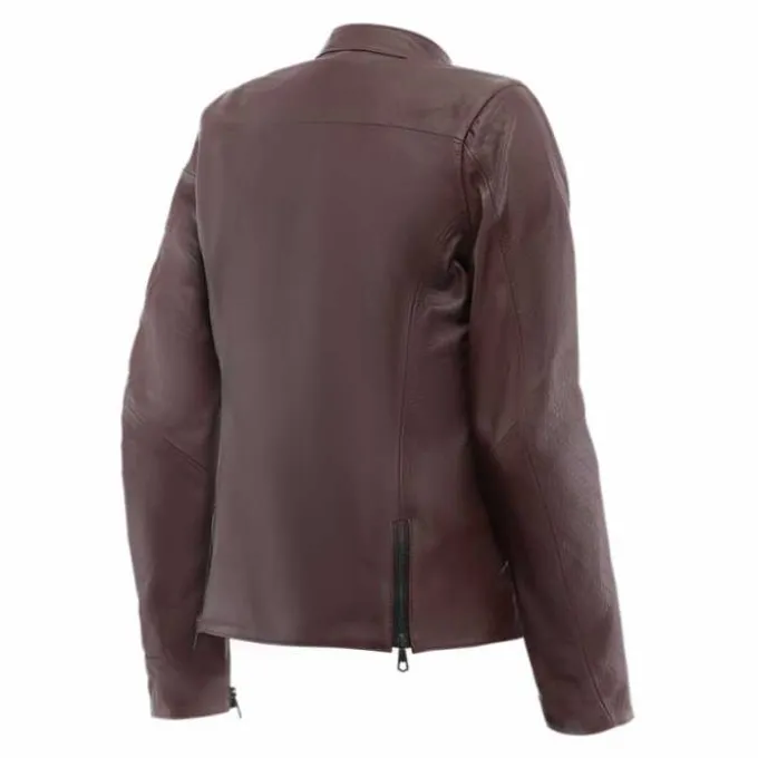 Giubbotto Itinere Lady Pelle Bordeaux