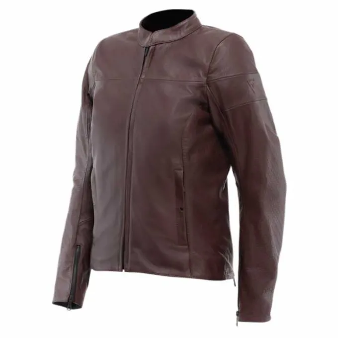 Giubbotto Itinere Lady Pelle Bordeaux