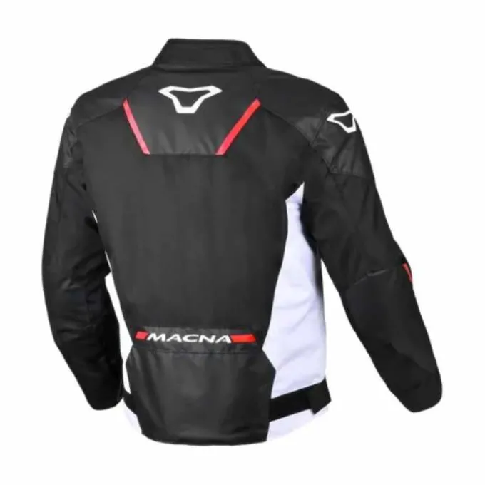 Giubbotto Macna Tazar 2.0 WP Nero Bianco Rosso