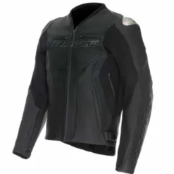 Giubbotto Racing 5 Pelle Nero