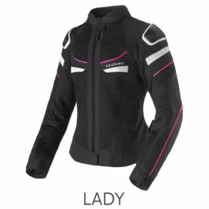 Giubbotto Rainjet-3 WP Lady Nero Fuxia