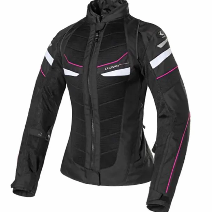 Giubbotto Rainjet-2 Wp Lady Nero Fuxia